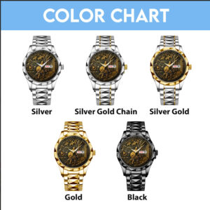 Viking Alloy Luxury Quartz Watch - TANTN 14906