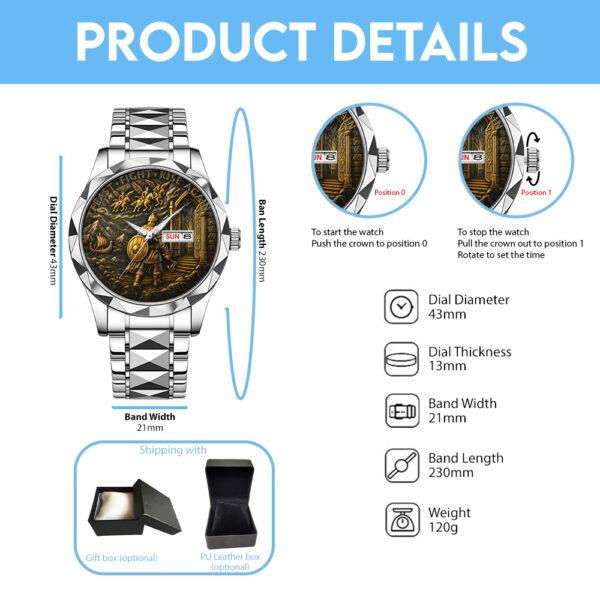 Viking Alloy Luxury Quartz Watch - TANTN 14906