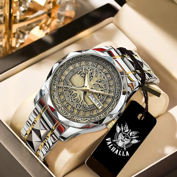 Viking Alloy Luxury Quartz Watch - TANTN 14907