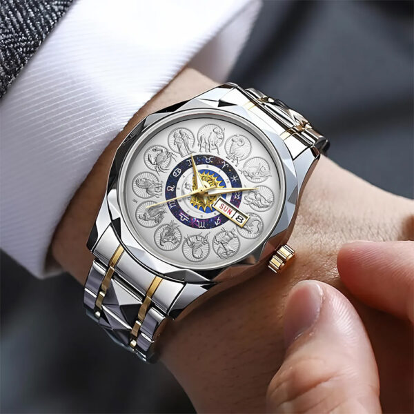 Zodiac Alloy Luxury Quartz Watch - TANTN 14570