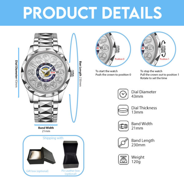 Zodiac Alloy Luxury Quartz Watch - TANTN 14570