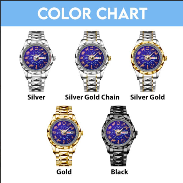 Zodiac Alloy Luxury Quartz Watch - TANTN 14571