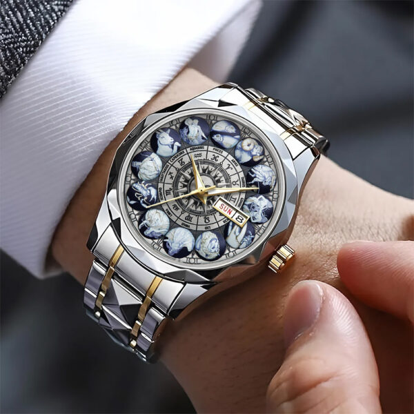 Zodiac Alloy Luxury Quartz Watch - TANTN 14573