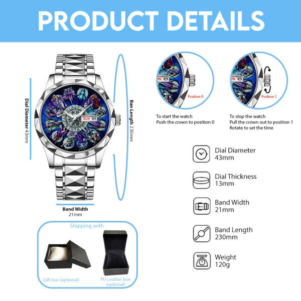 Zodiac Alloy Luxury Quartz Watch - TANTN 14575