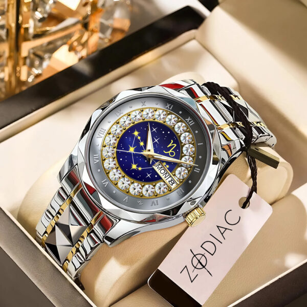 Zodiac x Capricorn Alloy Luxury Quartz Watch - TANTN 14576