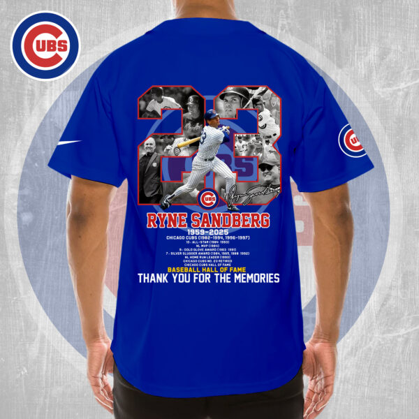 Chicago Cubs x Ryne Sandberg Baseball Jersey - MAITM 12409