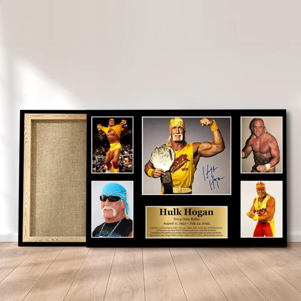 Hulk Hogan Rectangle Canvas With Inner Frame - MAITM 12435