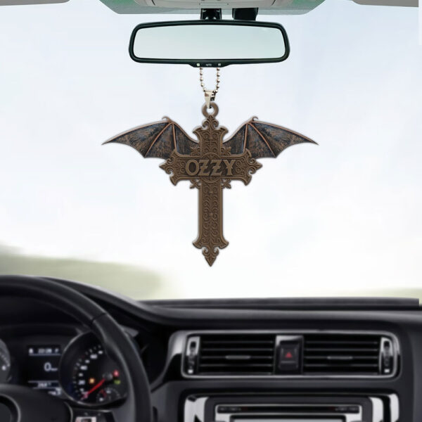 Ozzy Osbourne Custom shape 2-sided Acrylic Car Ornament - MAITM 12439