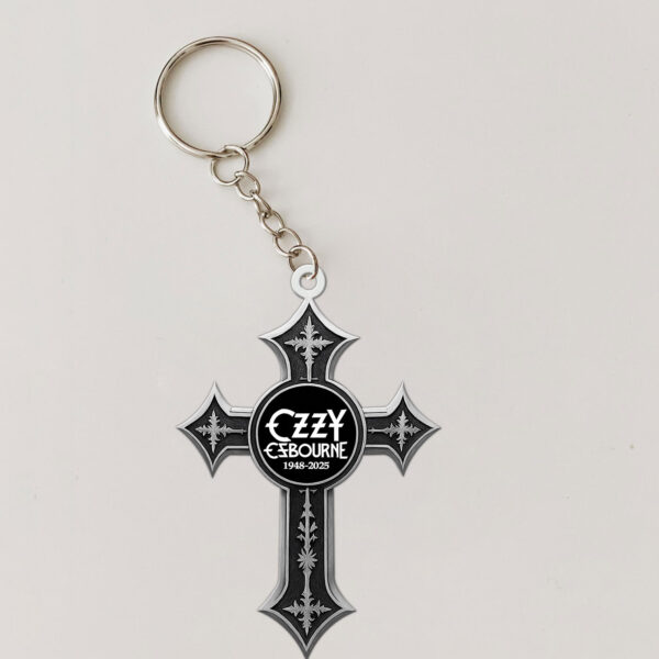 Ozzy Osbourne Custom Shape 2-sided Keychain - MAITM 12482
