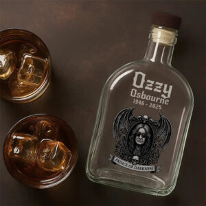 Ozzy Osbourne 25oz Empty Whiskey Bottle - MAITM 12433