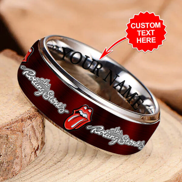 Personalized The Rolling Stones Custom Alloy Ring - MAITM 12441