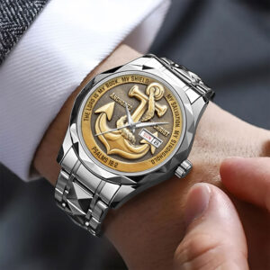 Anchored in Christ Alloy Luxury Quartz Watch - MAITM 12489