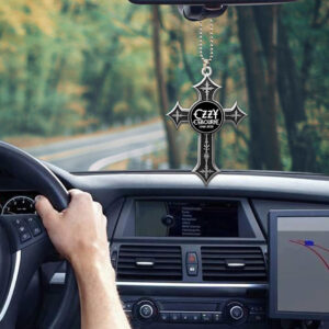 Ozzy Osbourne Custom shape 2-sided Acrylic Car Ornament - MAITM 12481