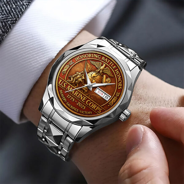 US Marine Corps Alloy Luxury Quartz Watch - MAITM 12530