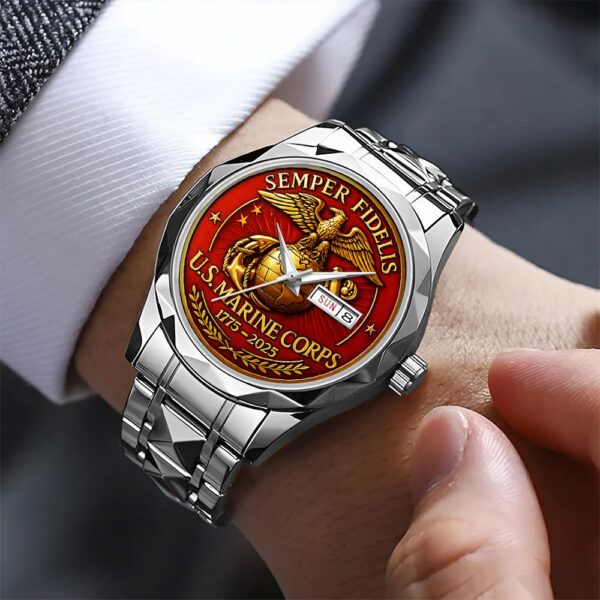 US Marine Corps Alloy Luxury Quartz Watch - MAITM 12532