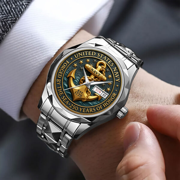 US Navy Alloy Luxury Quartz Watch - MAITM 12450