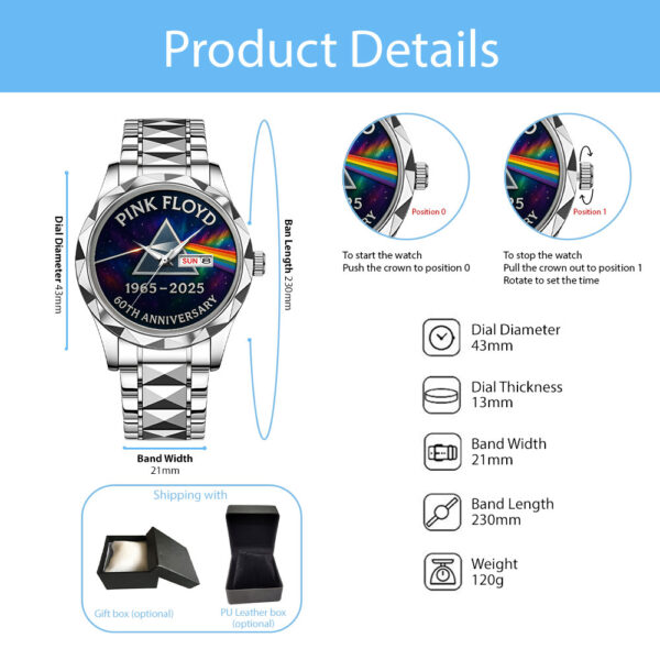 Pink Floyd Alloy Luxury Quartz Watch - MAITM 12546