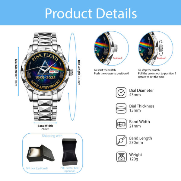 Pink Floyd Alloy Luxury Quartz Watch - MAITM 12547