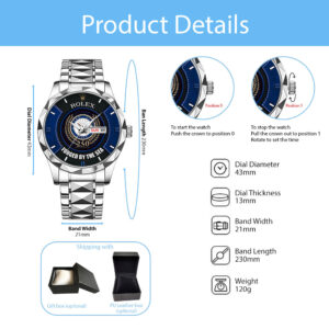 US Navy Alloy Luxury Quartz Watch - MAITM 12494