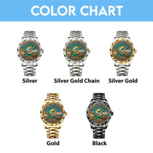 Miami Dolphins Alloy Luxury Quartz Watch - MAITM 12528