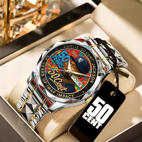 50 Cent Alloy Luxury Quartz Watch - TANTN 14938