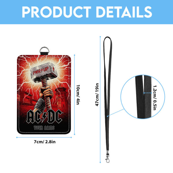 Personalized Rock Music ID Badge Holder - TANTN 15109