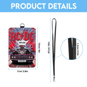 Personalized Rock Music ID Badge Holder - TANTN 15111