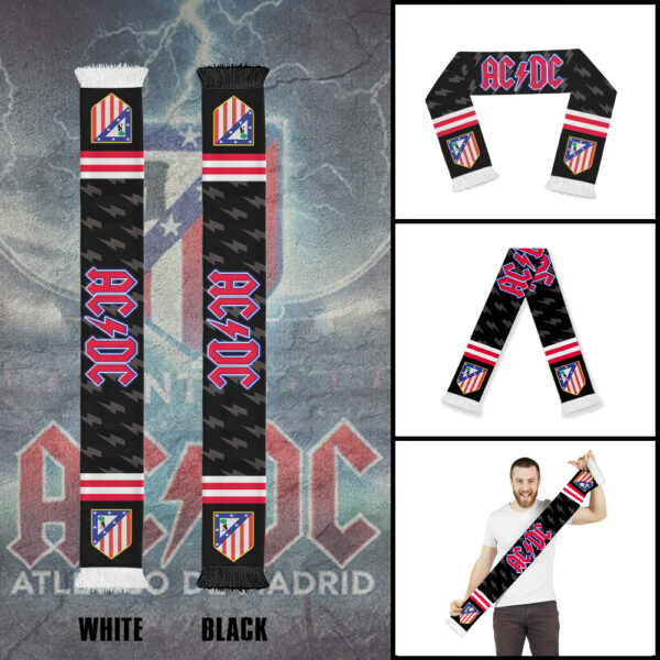 Rock Music x Atlético Madrid Ruffneck Soccer Scarf - TANTN 14980
