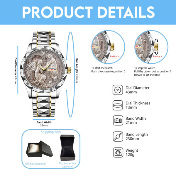 Annunciation Alloy Luxury Quartz Watch - TANTN 15096