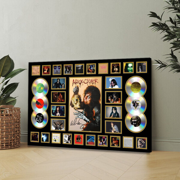 Alice Cooper Rectangle Canvas With Inner Frame - MAITM 12407