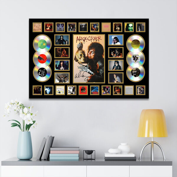 Alice Cooper Rectangle Canvas With Inner Frame - MAITM 12407