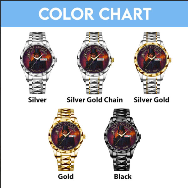 Alice Cooper Alloy Luxury Quartz Watch - TANTN 14958