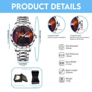 Alice Cooper Alloy Luxury Quartz Watch - TANTN 14958