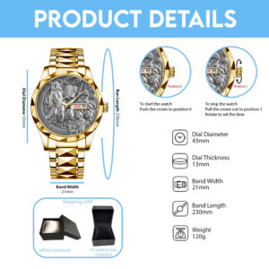 Christian Alloy Luxury Quartz Watch - TMTHU 341