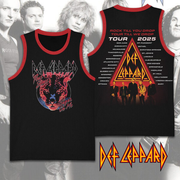 Def Leppard Basketball Jersey - TMTHU 204