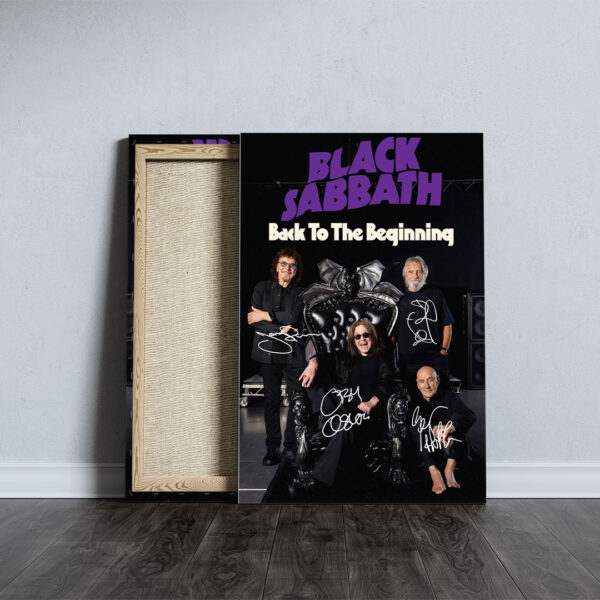 Black Sabbath Rectangle Canvas With Inner Frame - TANTN 15053