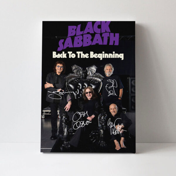Black Sabbath Rectangle Canvas With Inner Frame - TANTN 15053