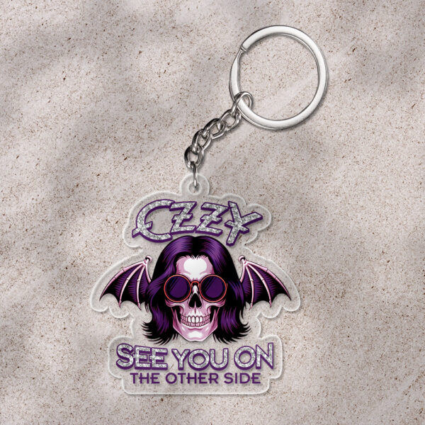 Black Sabbath x Ozzy Osbourne Custom Shape 1-sided Keychain - HOATT 12143