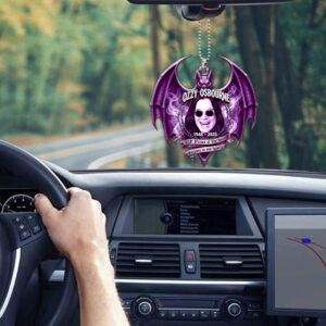 Black Sabbath x Ozzy Osbourne Custom shape 2-sided Acrylic Car Ornament - HOATT 12337