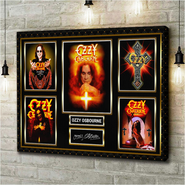 Black Sabbath x Ozzy Osbourne Rectangle Canvas With Inner Frame - HOATT 12133
