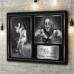 Black Sabbath x Ozzy Osbourne Rectangle Canvas With Inner Frame - HOATT 12257