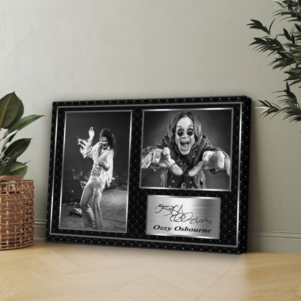 Black Sabbath x Ozzy Osbourne Rectangle Canvas With Inner Frame - HOATT 12257