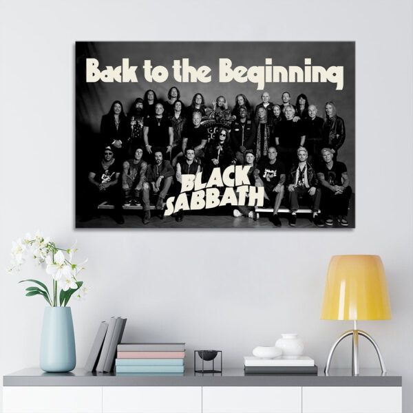 Black Sabbath Rectangle Canvas With Inner Frame - TANTN 15051