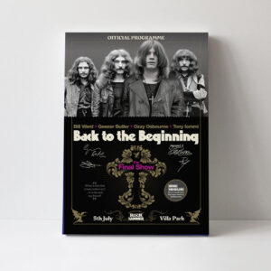 Black Sabbath Rectangle Canvas With Inner Frame - TANTN 15054