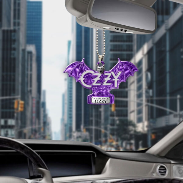 Black Sabbath x Ozzy Osbourne Custom shape 2-sided Acrylic Car Ornament - GNE 4125