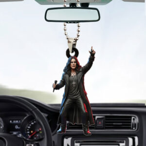 Black Sabbath x Ozzy Osbourne Custom shape 2-sided Acrylic Car Ornament - HOATT 12170