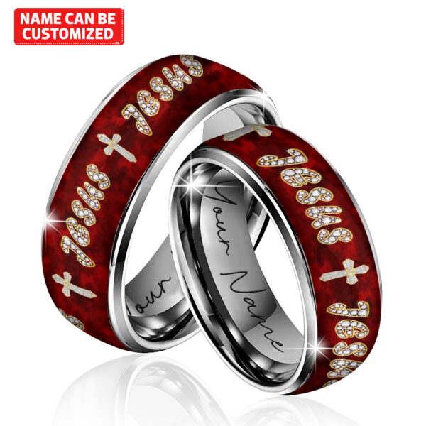 Personalized Christian Custom Alloy Ring - TMTHU 347