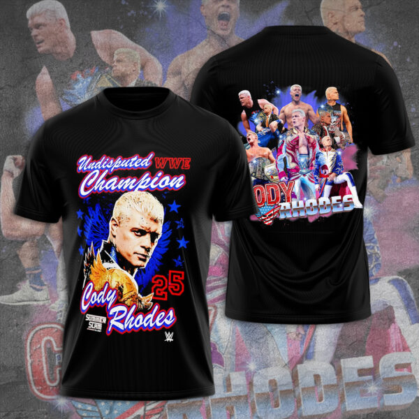 WWE x Cody Rhodes 3D T-Shirt - TMTHU 219