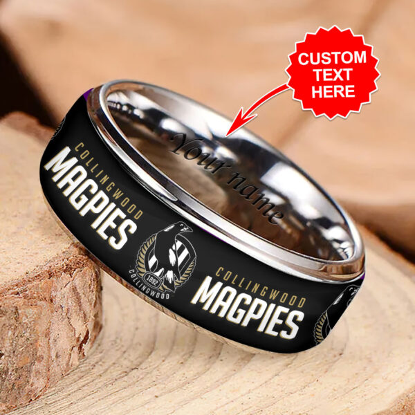 Personalized Collingwood FC Custom Alloy Ring - HOATT 12298