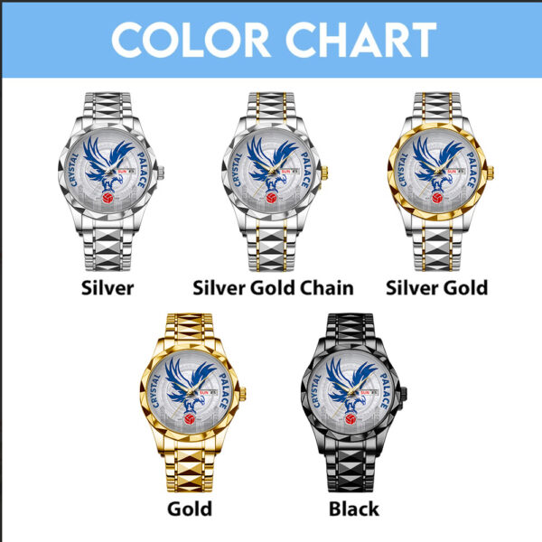 Crystal Palace FC Alloy Luxury Quartz Watch - TANTN 15157